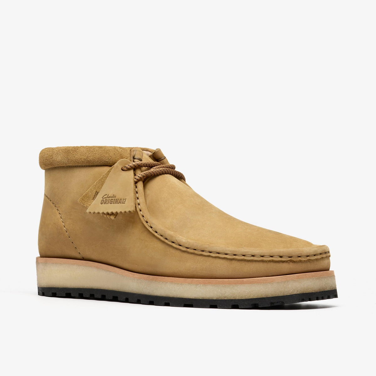 Clarks Originals Wallabee Scout Men's Oakmoss Nubuck 26182805 — sole view