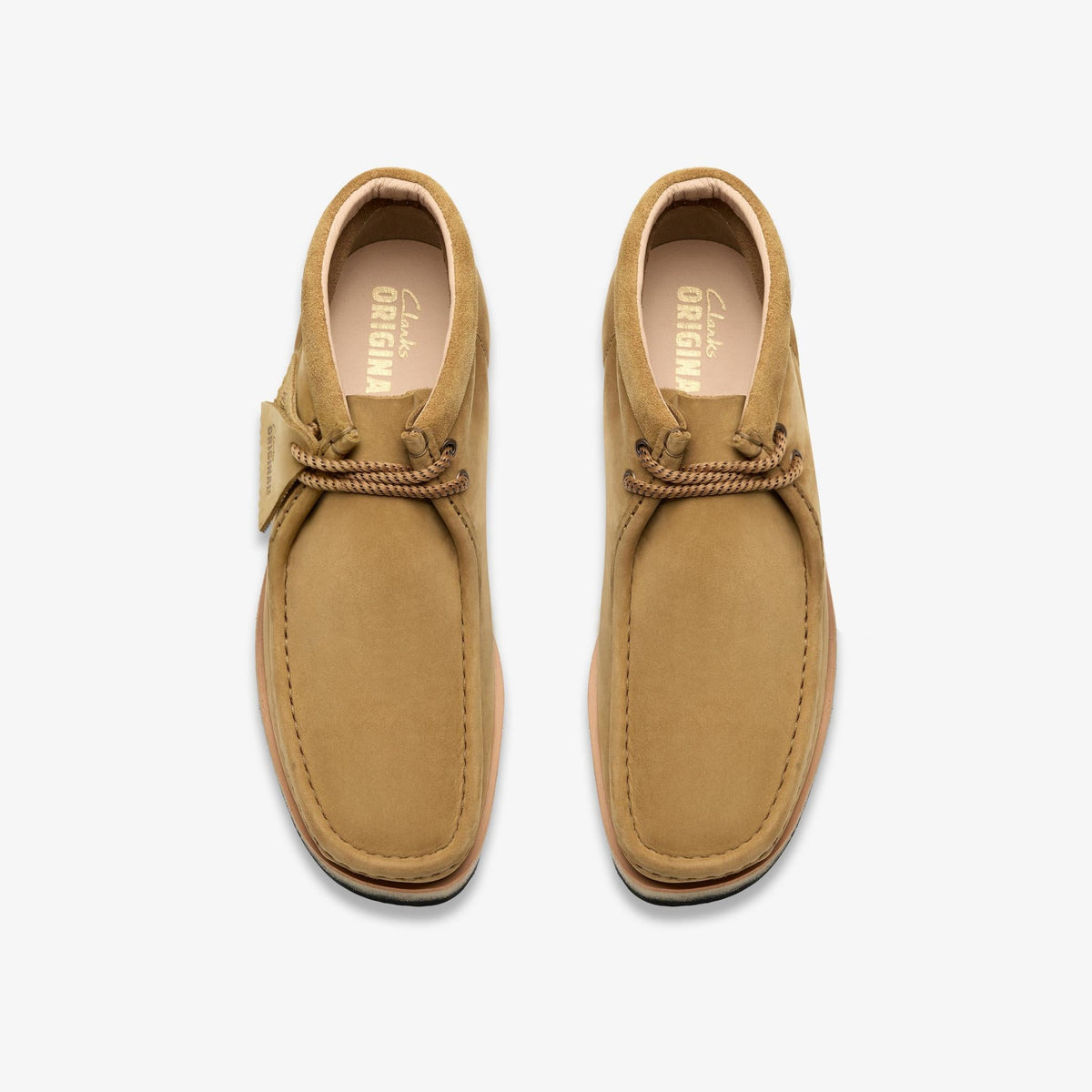 Clarks Originals Wallabee Scout Men's Oakmoss Nubuck 26182805 — top view