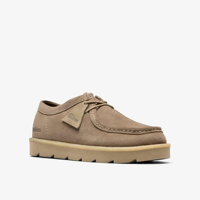 [26182841] MENS CLARKS MEARE WALLA 'SMOKE GREY SUEDE'