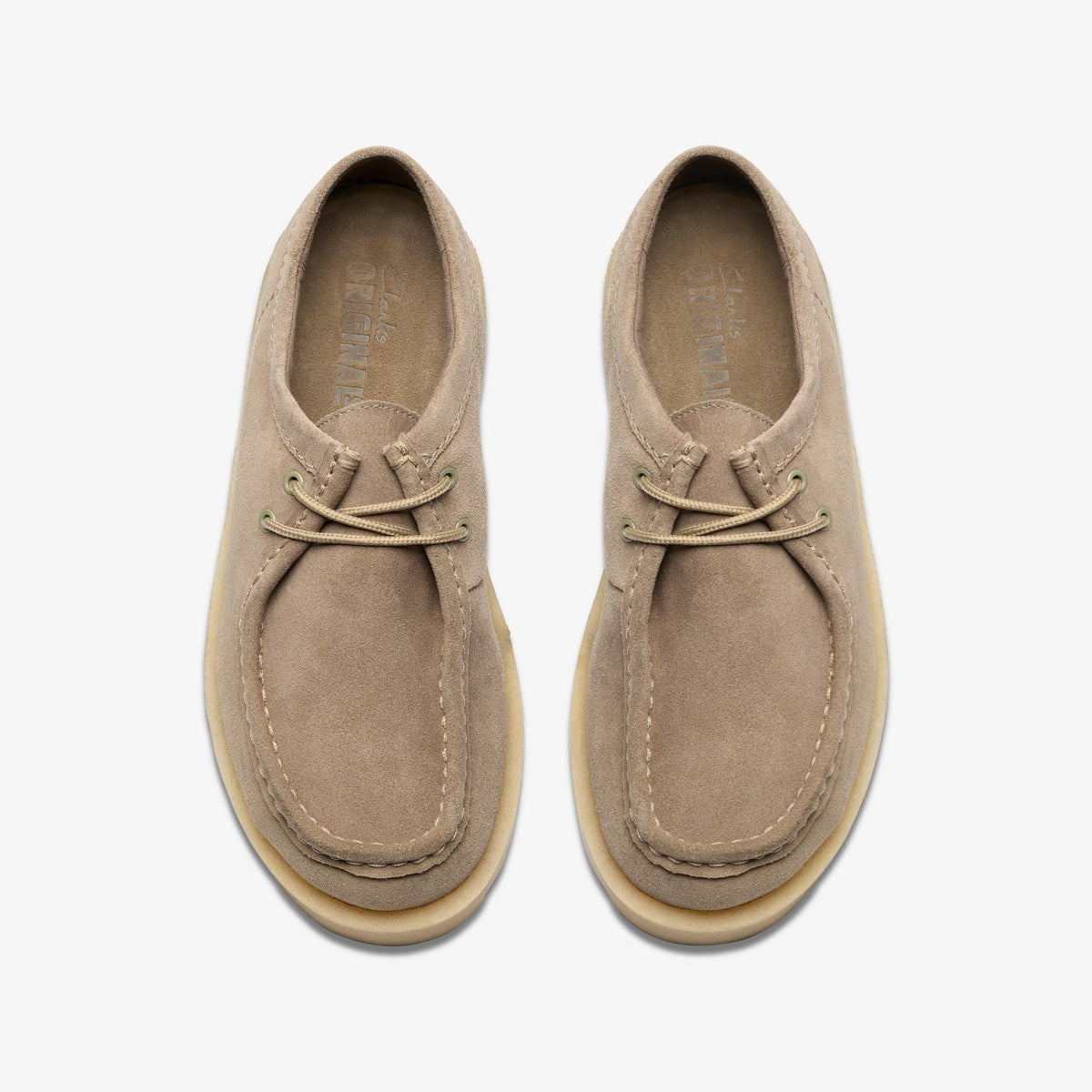 [26182841] MENS CLARKS MEARE WALLA 'SMOKE GREY SUEDE'