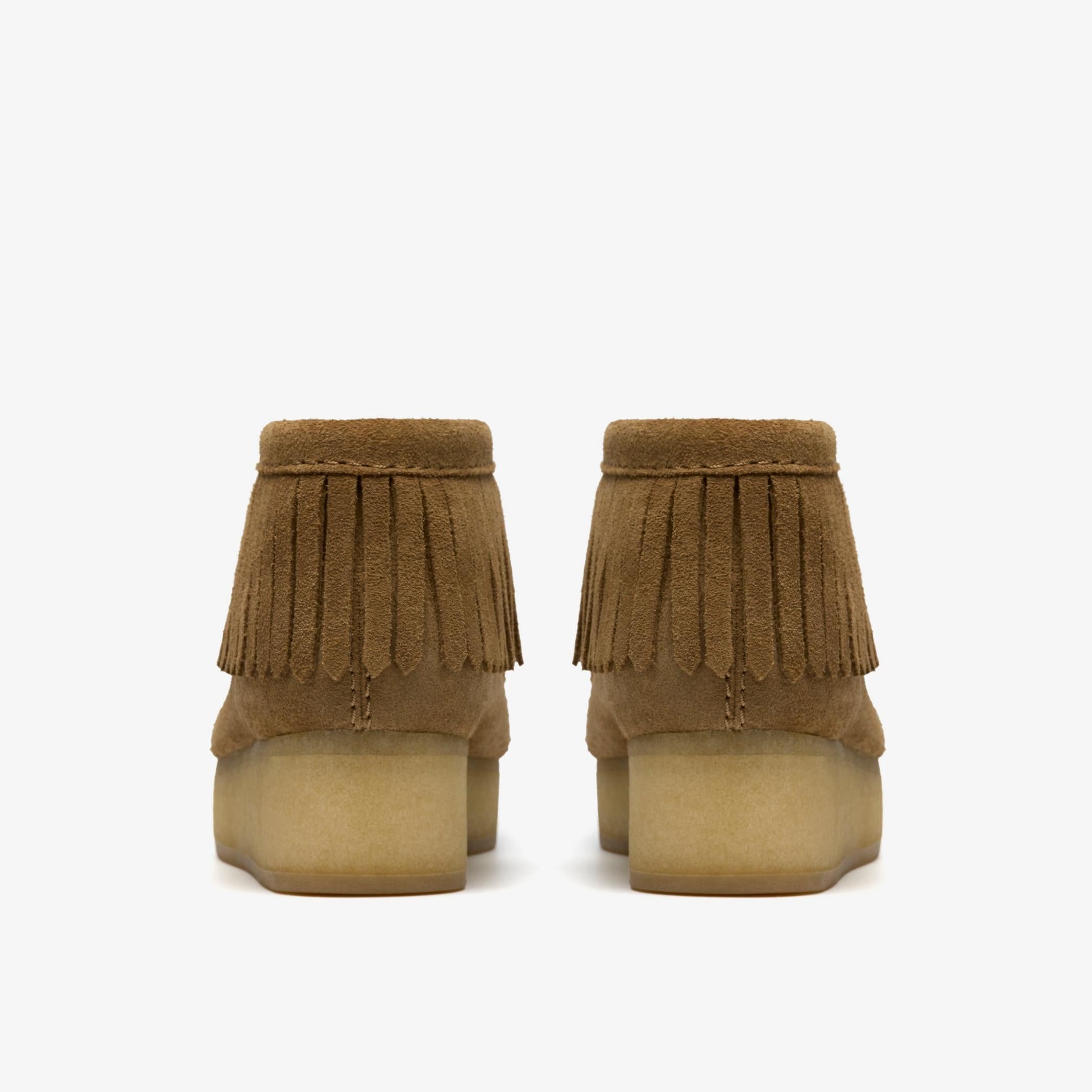 [26182855] WOMENS CLARKS WB WEDGE FRINGE