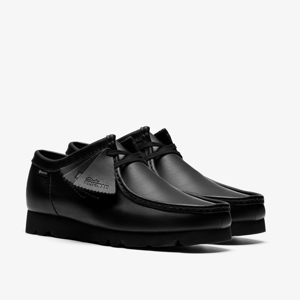 Clarks Originals Wallabee GTX Men's Black/Black 26183074 — sole view