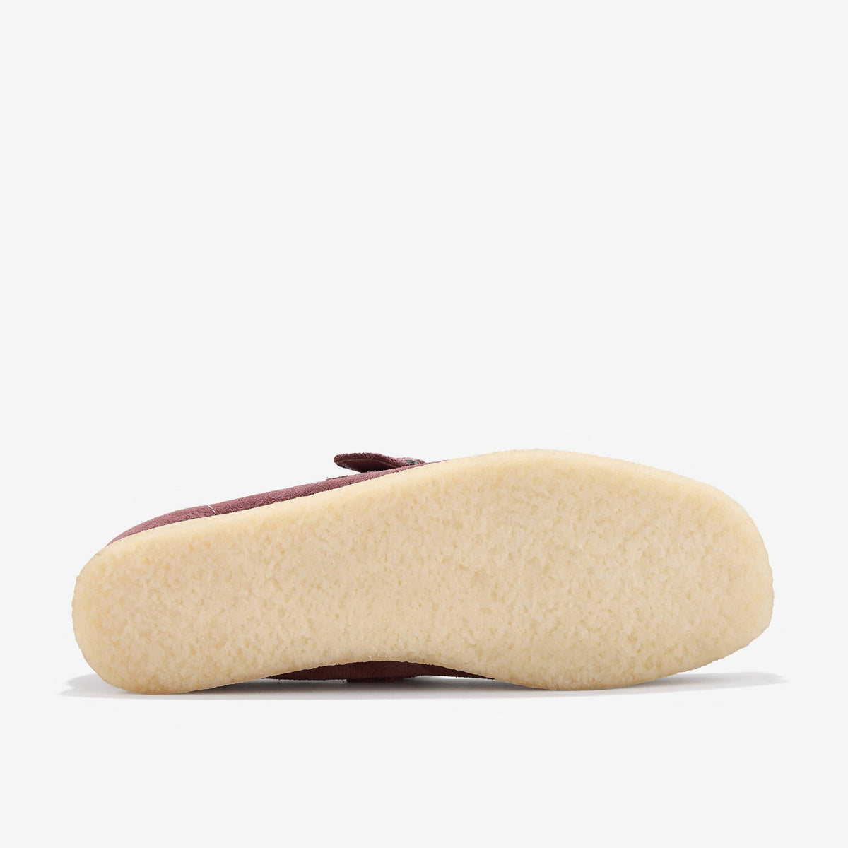Clarks Originals Wallabee T Bar Women's Rose Brown Suede 26183077 — rear view