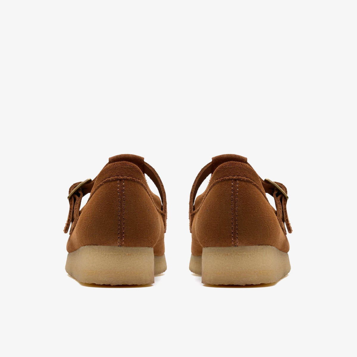 Clarks Originals Wallabee T-Bar Women's Brown/Orange Suede 26183079 — detail view