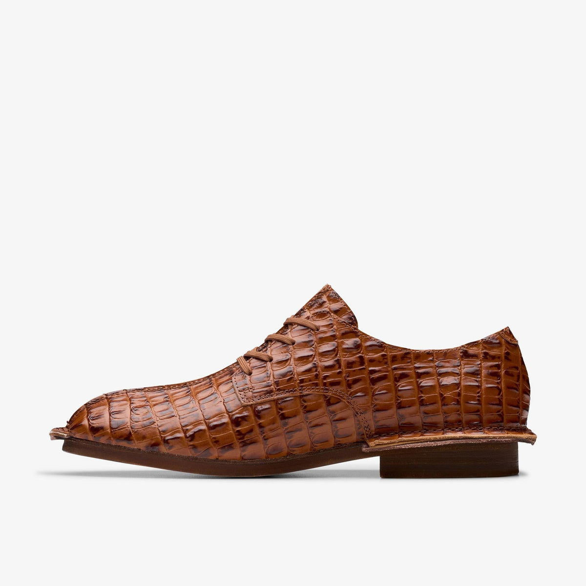 Clarks Originals x Martine Rose Derby Men's Tan Leather 26183324 — side view