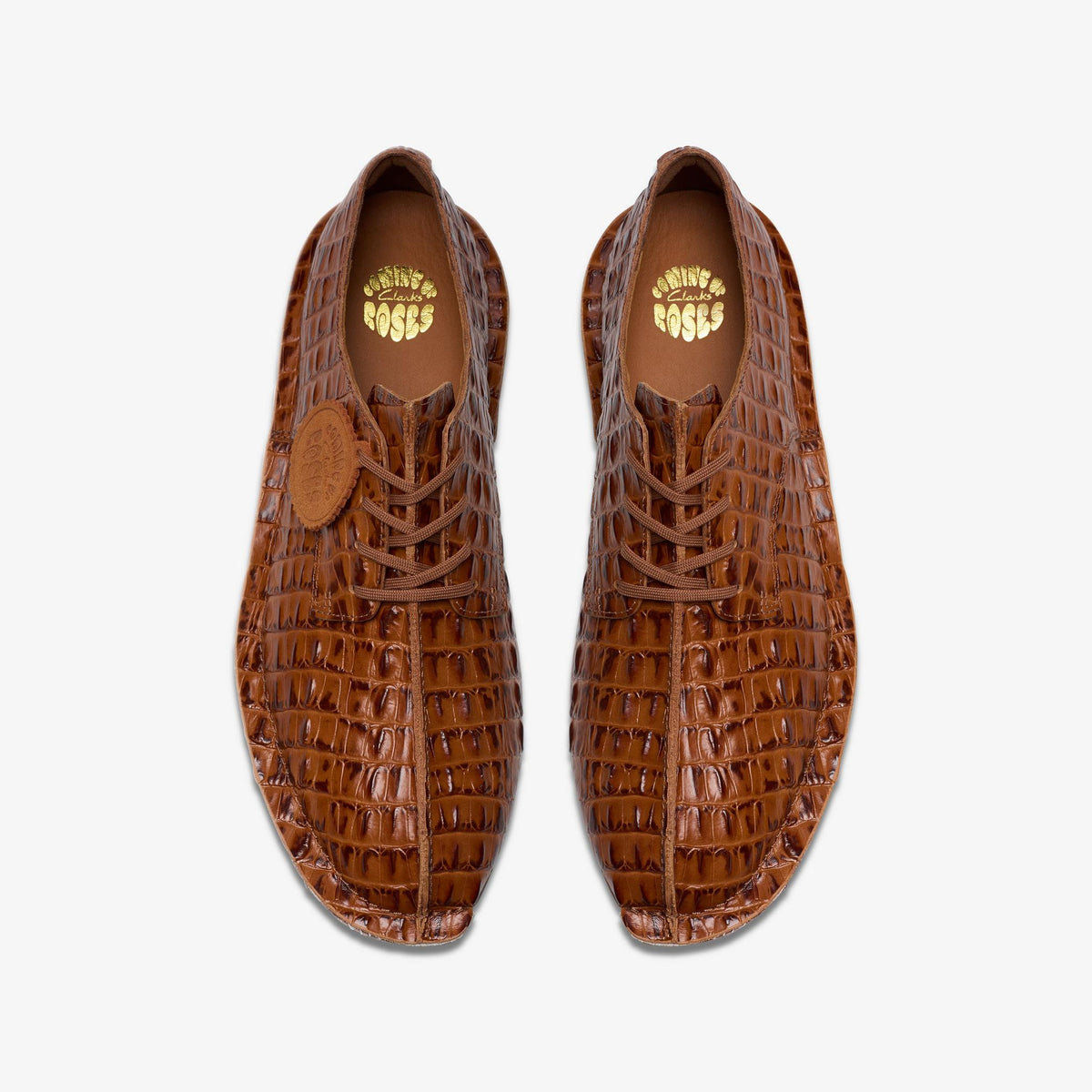 Clarks Originals x Martine Rose Derby Men's Tan Leather 26183324 — top view