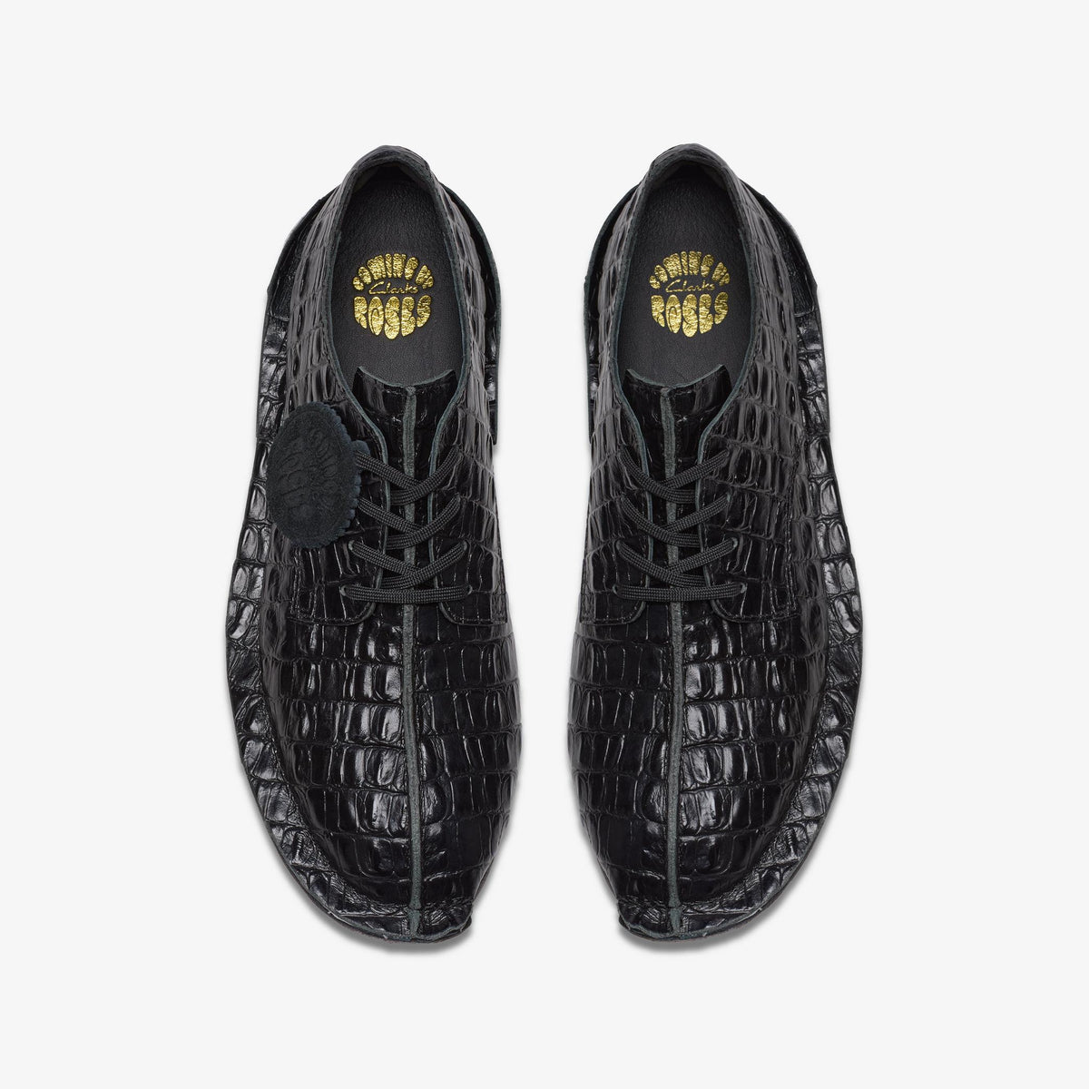 Clarks Originals x Martine Rose Derby Women's Black Leather 26183325 — top view