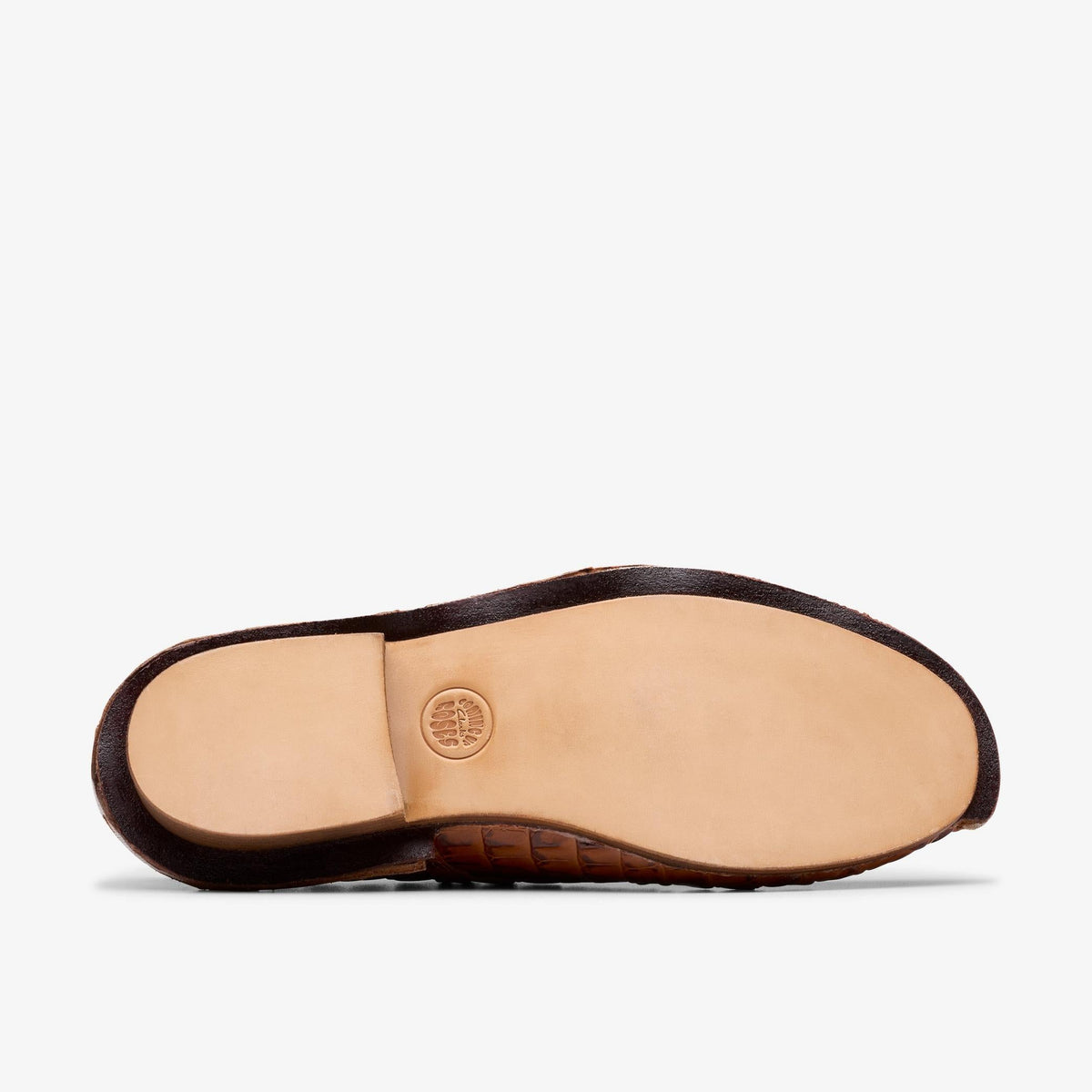 Clarks Originals x Martine Rose Derby Women's Tan Leather 26183326 — rear view