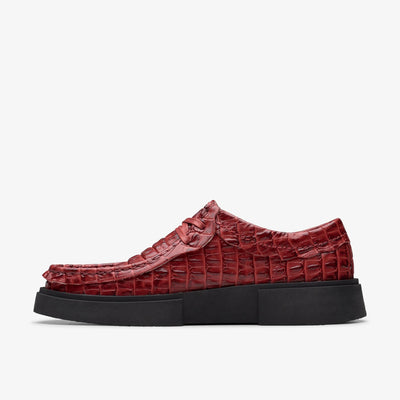 [26183330] MENS CLARKS X MARTINE ROSE TORVIEW CROC EMBOSSED LACE UP