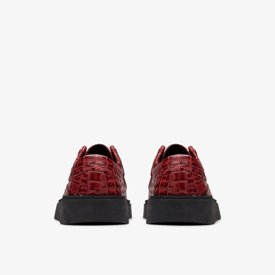 [26183330] MENS CLARKS X MARTINE ROSE TORVIEW CROC EMBOSSED LACE UP
