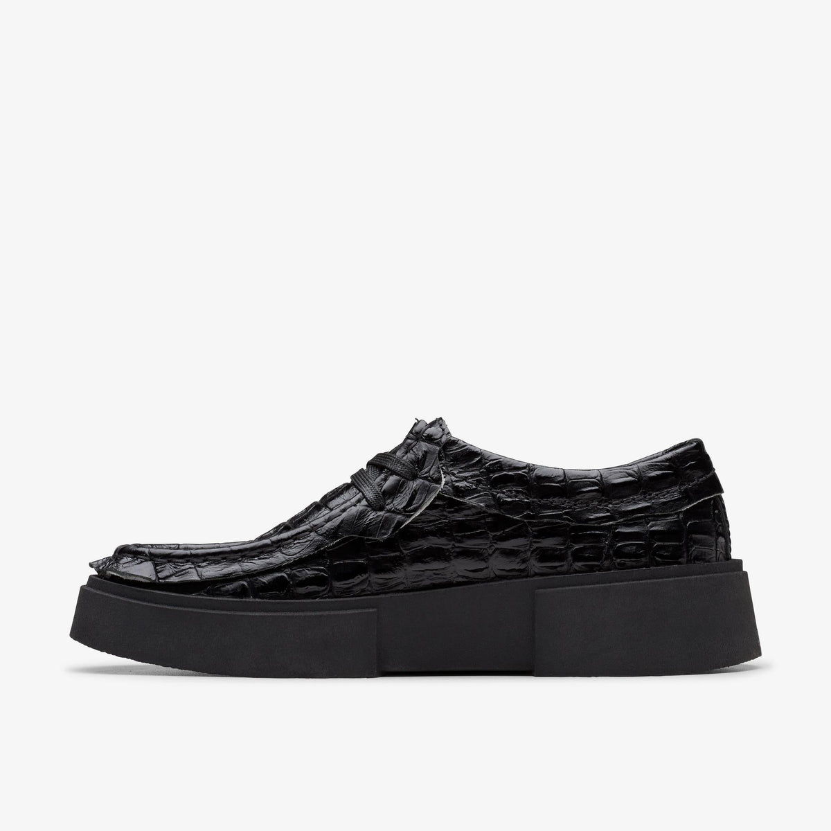 Clarks Originals x Martine Rose Torview Women's Black Leather 26183331 — side view