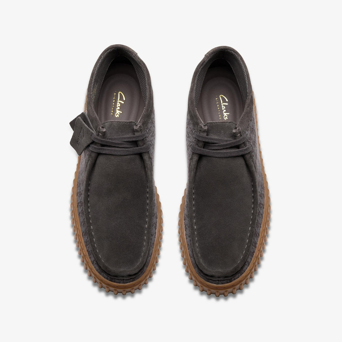 Clarks Torhill Hi Men's Grey Combi 26183426 — top view
