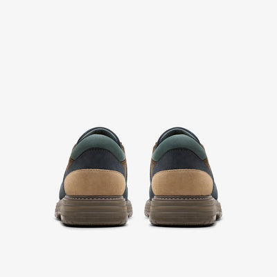 Clarks Originals x Ronnie Fieg 8th Street Sunderland Men's Dark Teal Combi 26183621 — detail view