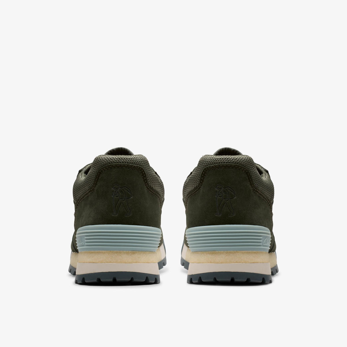 Clarks Originals x Ronnie Fieg 8th Street Laddow Men's Dark Olive Combi 26183708 — detail view