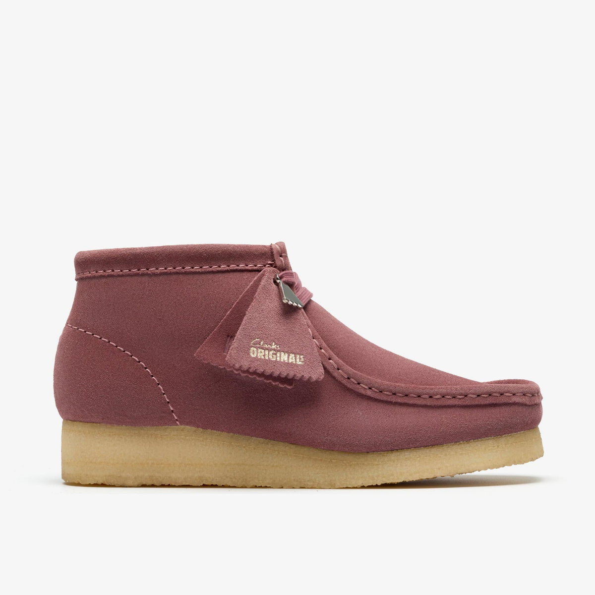 Clarks Originals Wallabee Boot Women's Rose Brown Suede 26183773