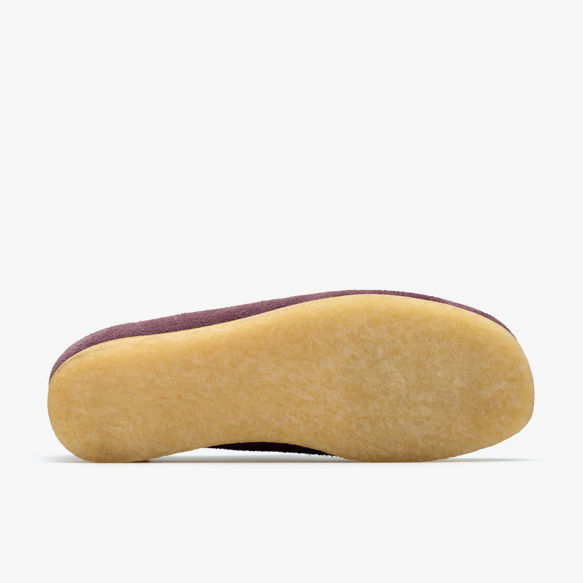 Clarks Originals Wallabee Women's Plum Suede 26183775 — rear view