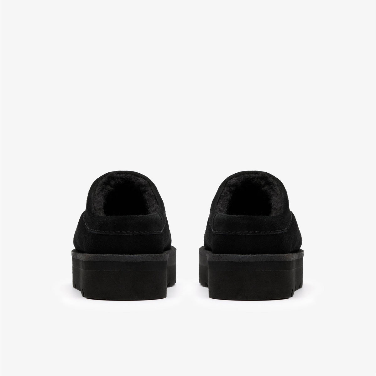 Clarks Meare Mule Women's Black Wlined Suede 26183776 — detail view