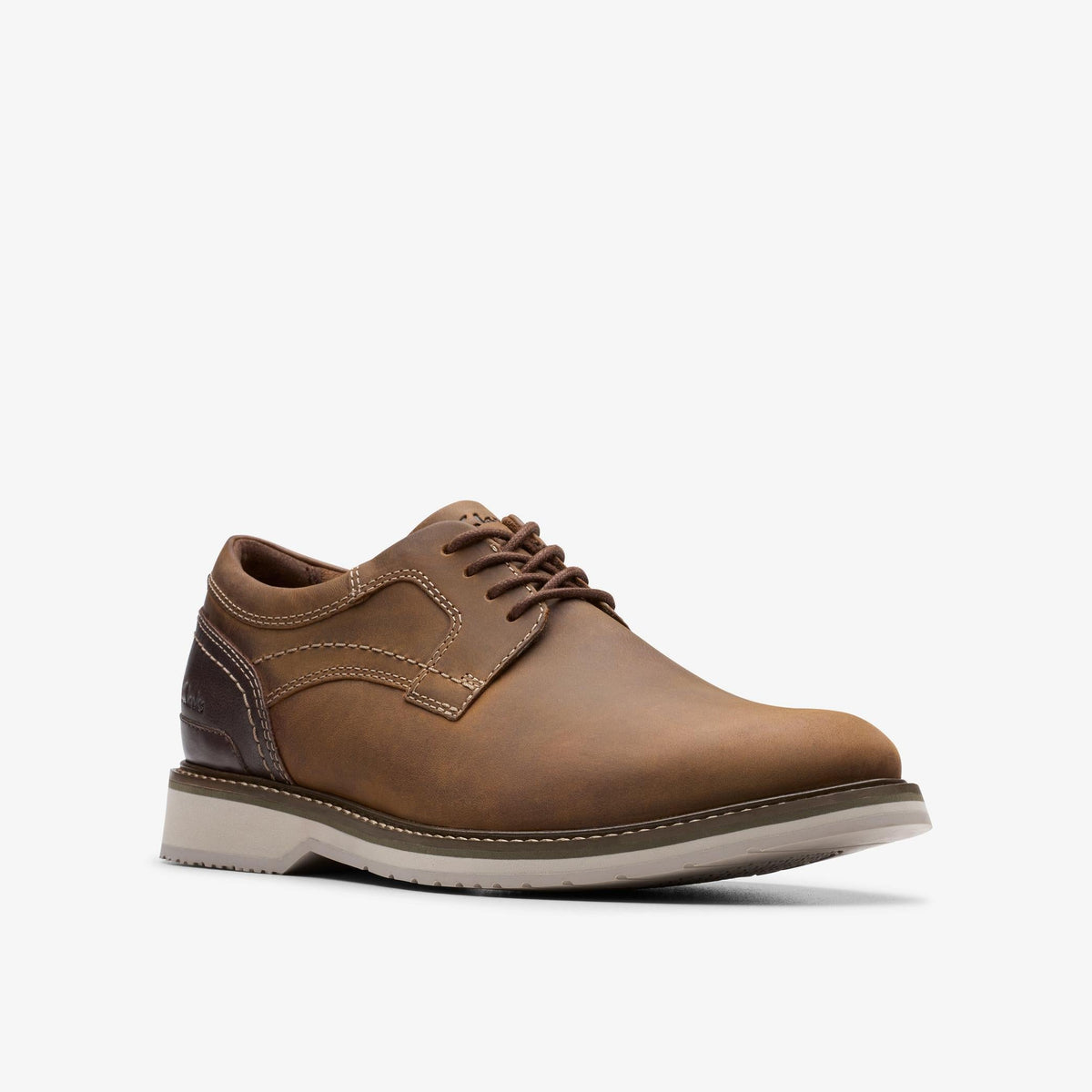 Clarks Monahan Plain Men's Beeswax Leather 26184410 — sole view