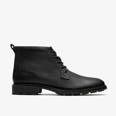 [26184820] MENS CLARKS EMMET ZIP 'BLACK DISTRESSED'