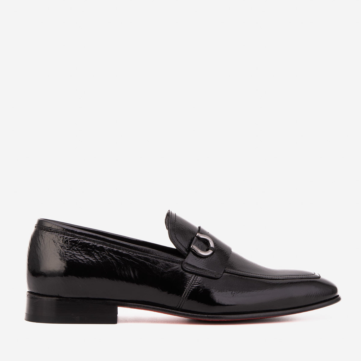 Vinci Leather The Blackwell Black Patent Bit Loafer Men Shoe – product view 1