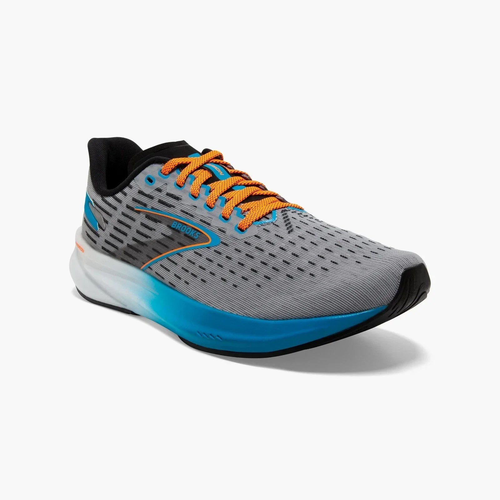 Brooks Hyperion Men's Sneakers — Gray/Atomic Blue Running