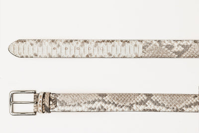 The Boss Natural python Sneak  Leather Leather Belt