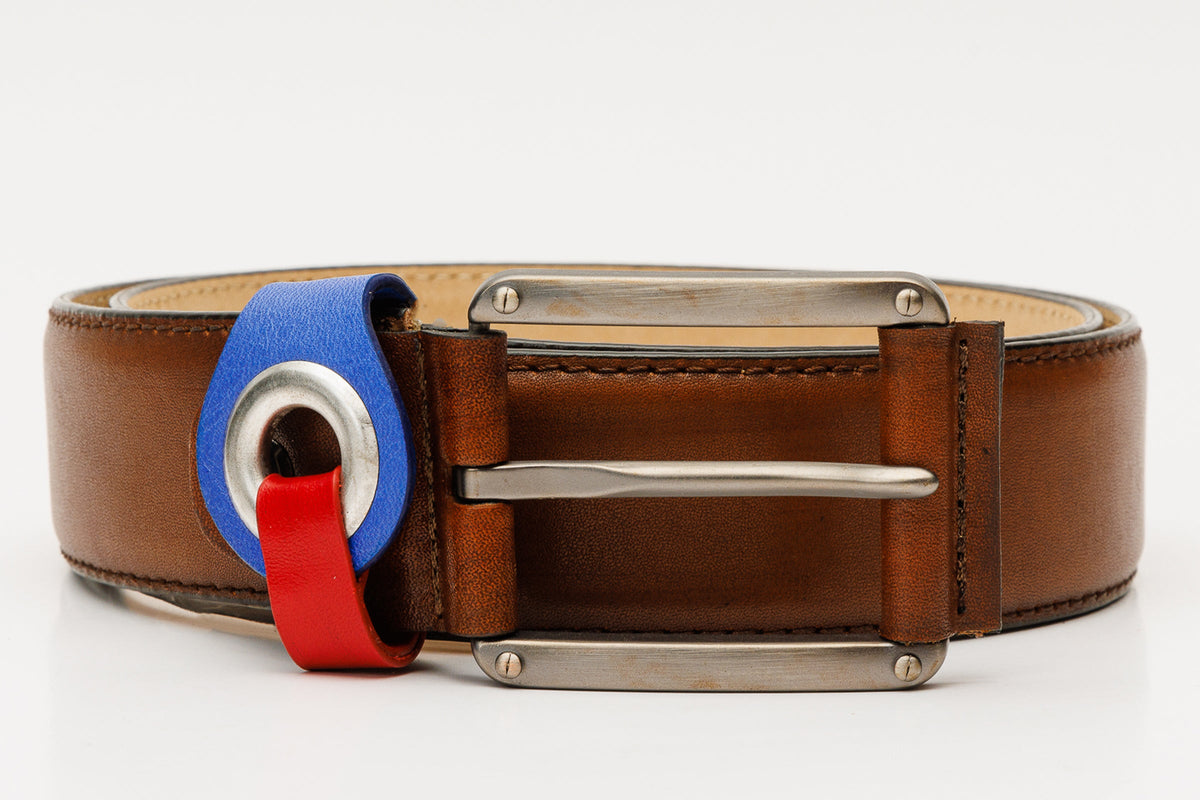 Vinci Leather The Jackie Tan Leather Belt – product view 3