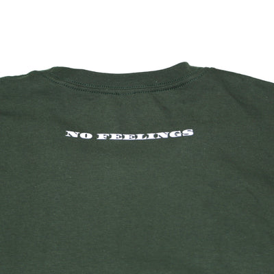 No Feelings T Shirt - Money Green