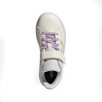 adidas Kids' Grand Court 2.0 Elastic Lace Sneakers