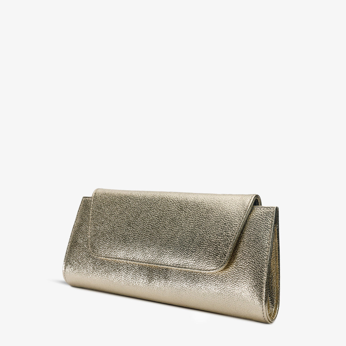 Vinci Leather The Ege Gold Leather Clutch – product view 1