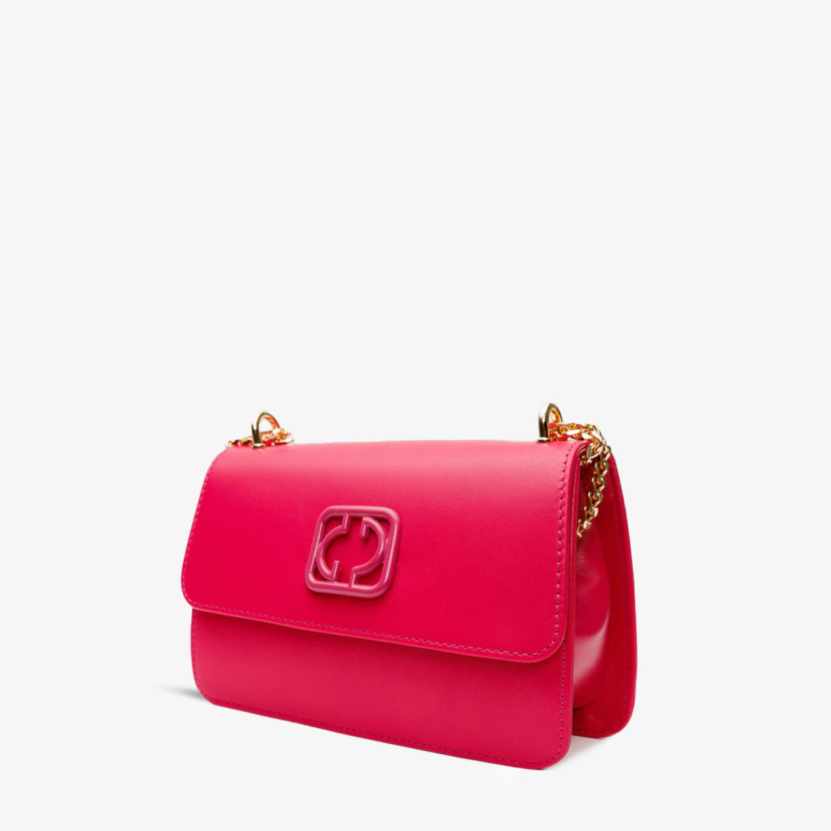 Vinci Leather The Maneadero Fuchsia Leather Handbag – product view 1