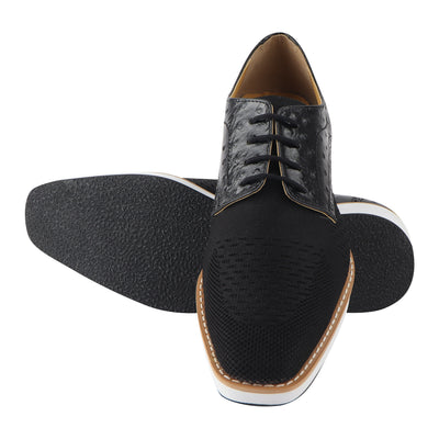 Gutta Leather Textile Casual Sneakers for Men