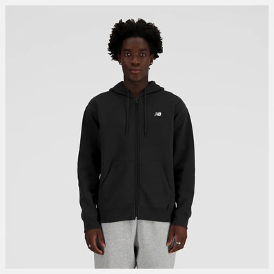 New Balance Sport Essentials Men's Full-Zip Hoodie — Black