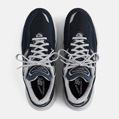 New Balance Made in USA 990v6 Men's Sneakers — Navy Suede Low-Top