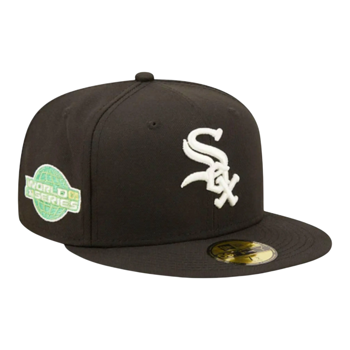 New Era 59Fifty Chicago White Sox Citrus Pop Fitted Hat Black/Green – product view 1
