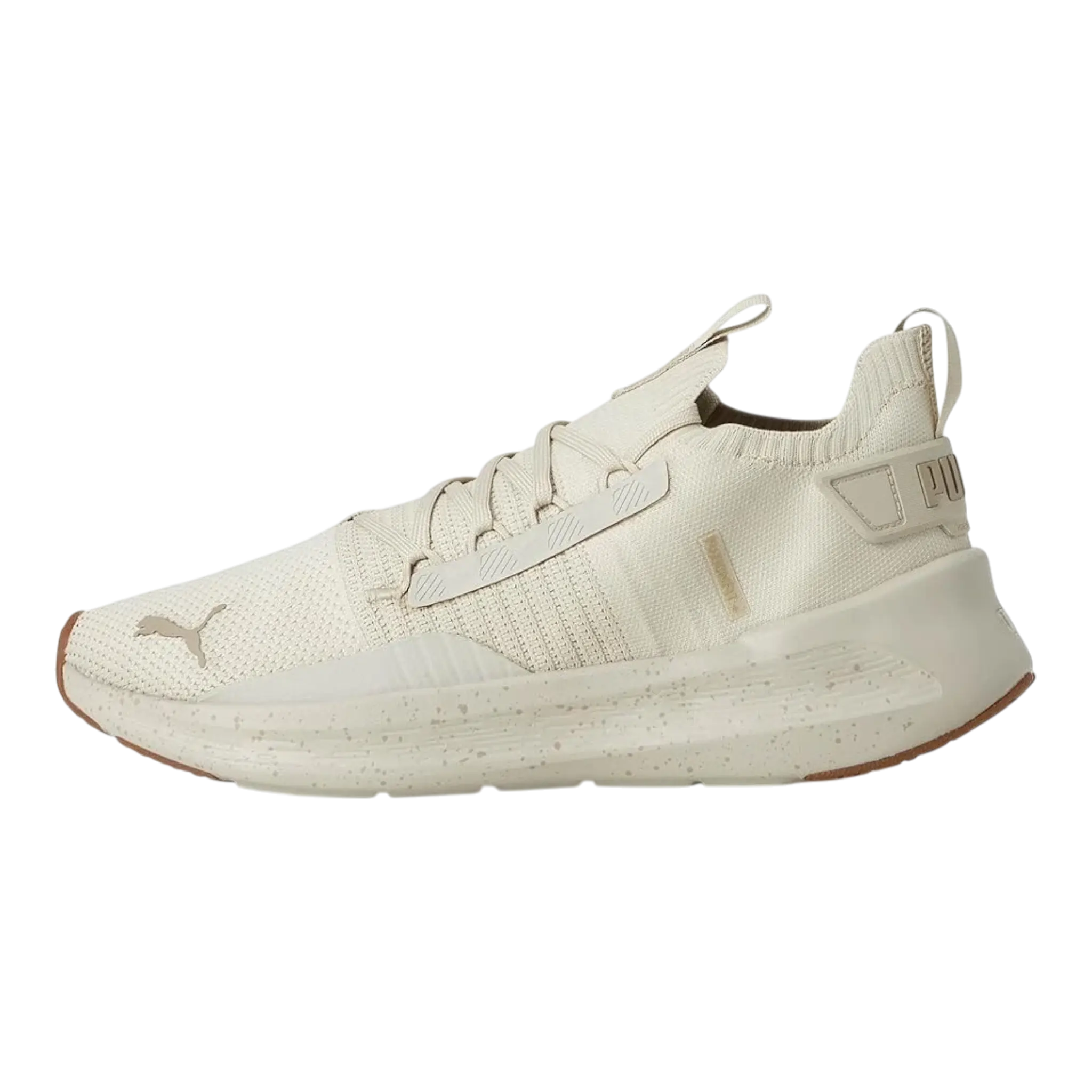 Puma Softride Symmetry Fuzion Speckle Men Running Sneakers Desert Dust/Gum