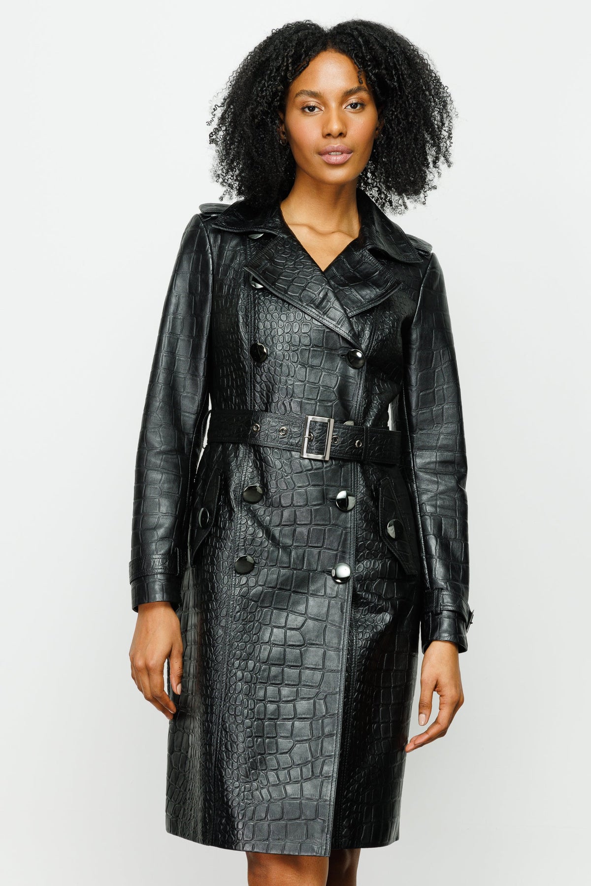 Vinci Leather The Folcata Black Leather Women Jacket – product view 9