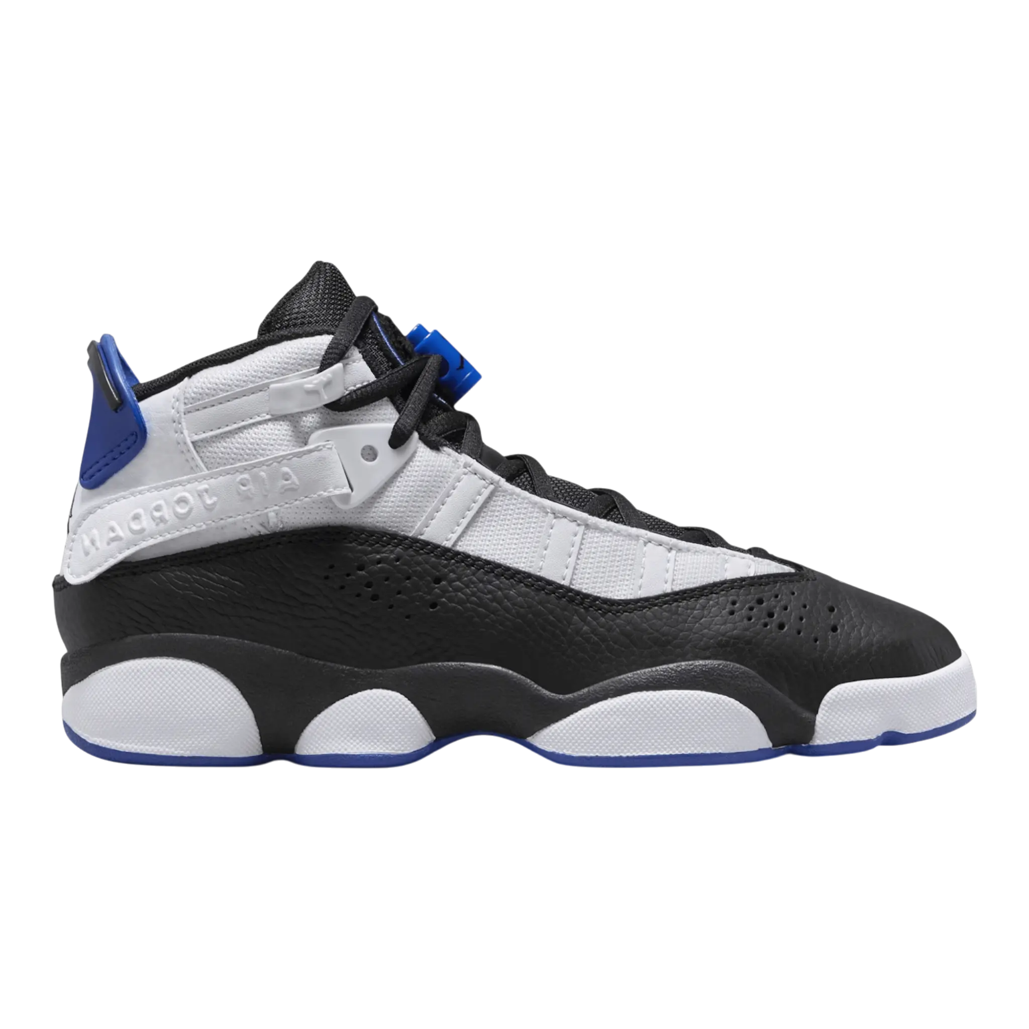 Jordan 6 Rings Kids Shoes White/Black/Game Royal
