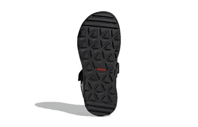 adidas Captain Toey K Hook and Loop Kids' Sandals — Black