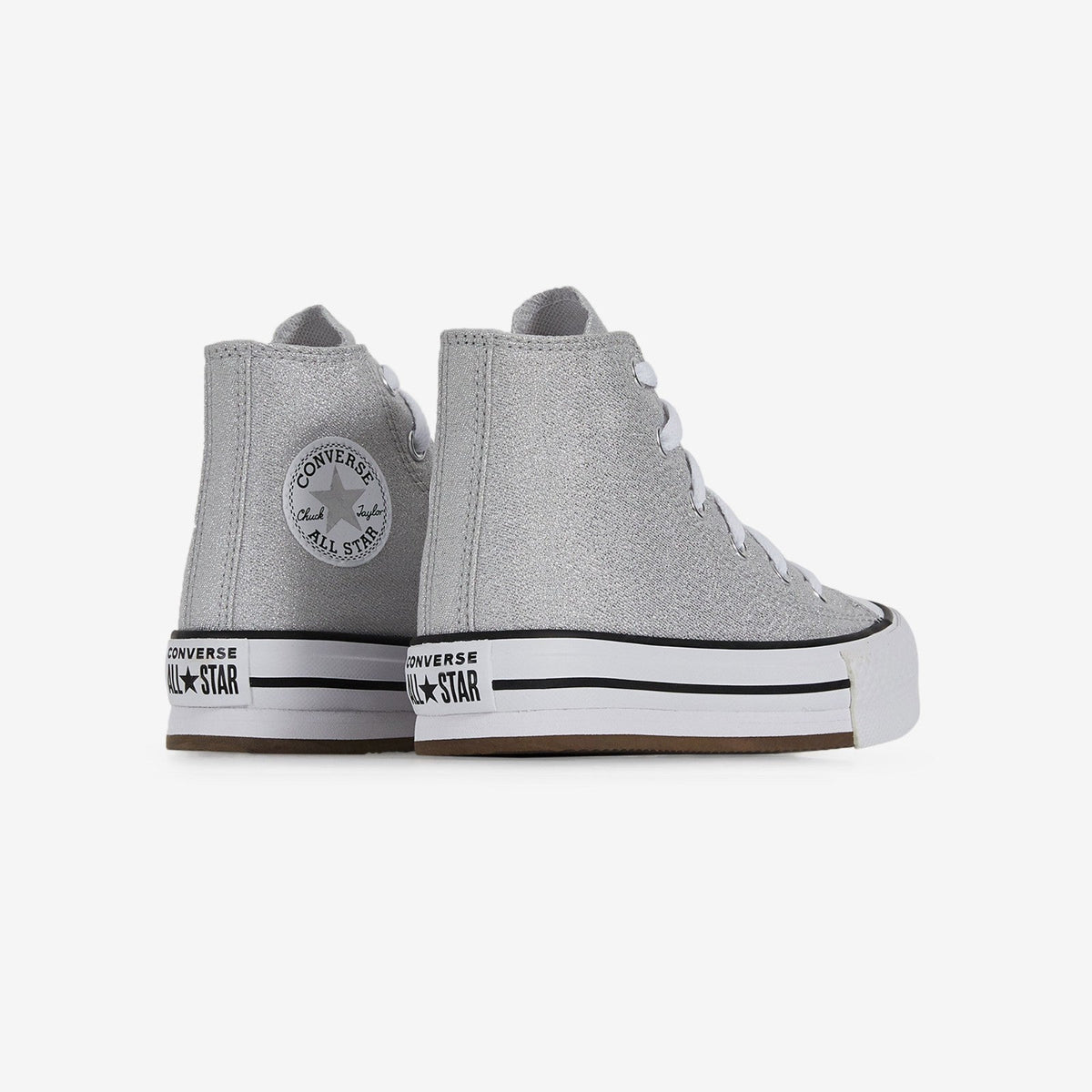Converse Chuck Taylor All Star Eva Lift Kids' Sneakers — Light Gray – product view 3