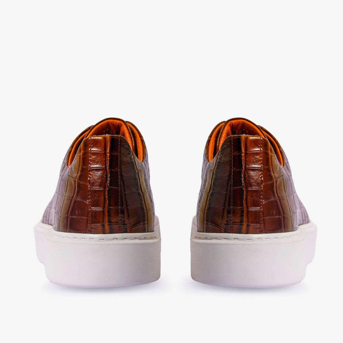 Vinci Leather The Dublin Tan Leather Men Sneaker – product view 4
