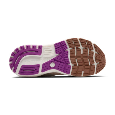 Brooks Ghost 16 Women's Sneakers — Almond Peach/Coconut/Purple Running