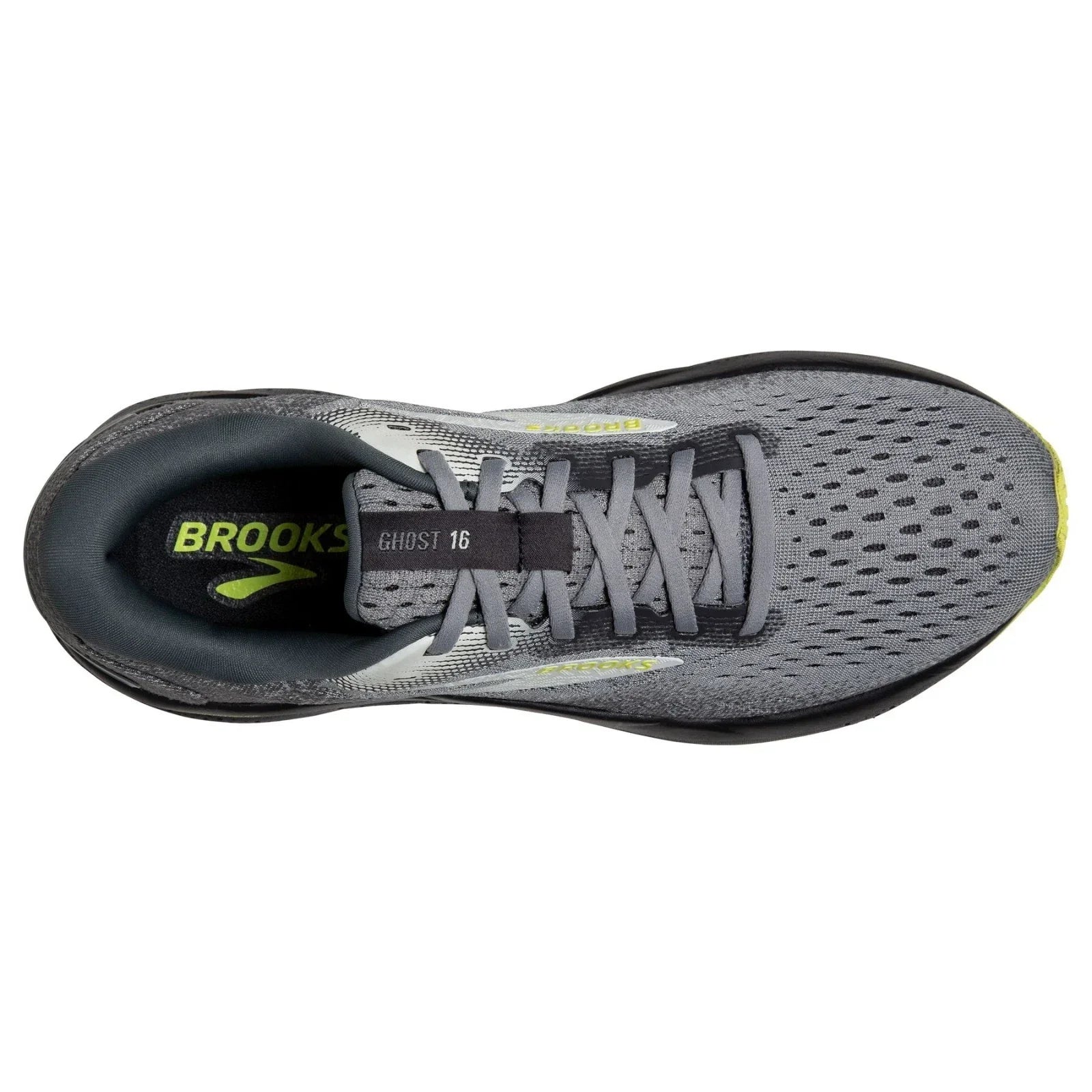 Brooks Ghost 16 Men's Sneakers — Primer Gray Running