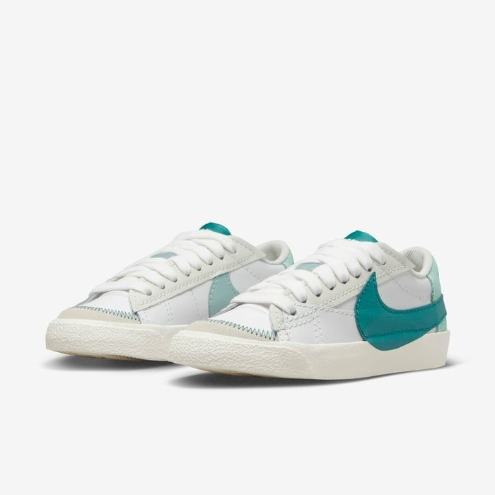 Nike Blazer Low '77 Jumbo Women's Sneakers — Summit White Leather Low-Top