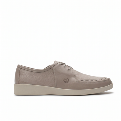 Johnny Famous Bally Style Delancey Men's Cream Leather Low Tops