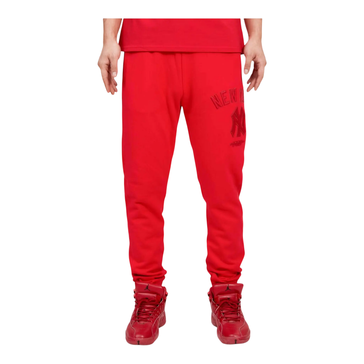 Pro Standard MLB New York Yankees Triple Red Men's Sweatpants — Red – product view 1