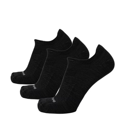 3 Pack Eclipse - Run No Show Ultralight Merino Wool Sock