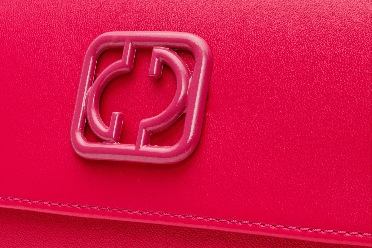 Vinci Leather The Maneadero Fuchsia Leather Handbag – product view 4