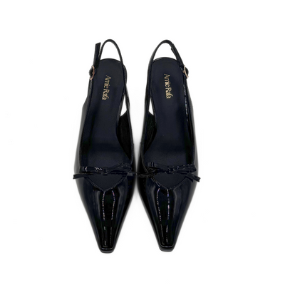 Georgia Pointy Toe Bow Heels