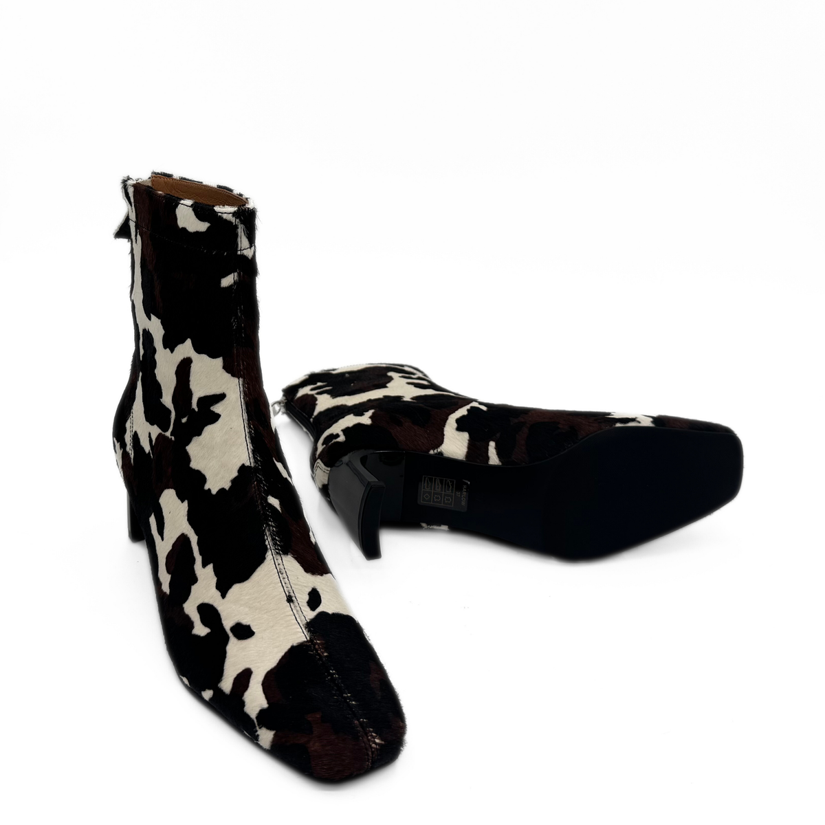 Harlow Cow Hair Booties